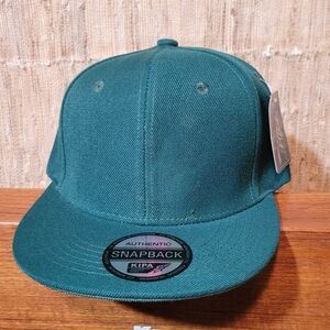 NEW KIPA Authentic Snapback Baseball Hat Cap Premium Headwear Green Adult